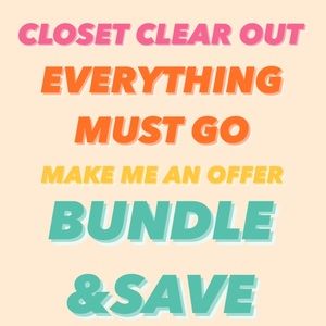 CLOSET SALE